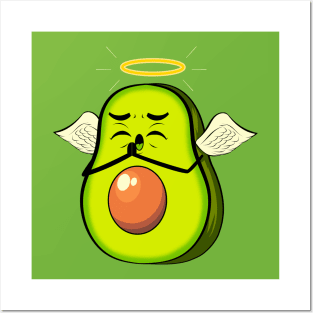 holy guacamole funny cute avocado Posters and Art